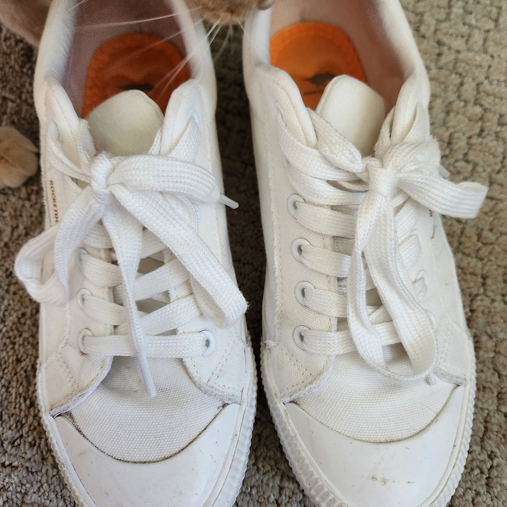 Rocket Dog Women's White Sneakers - Picture 5 of 7